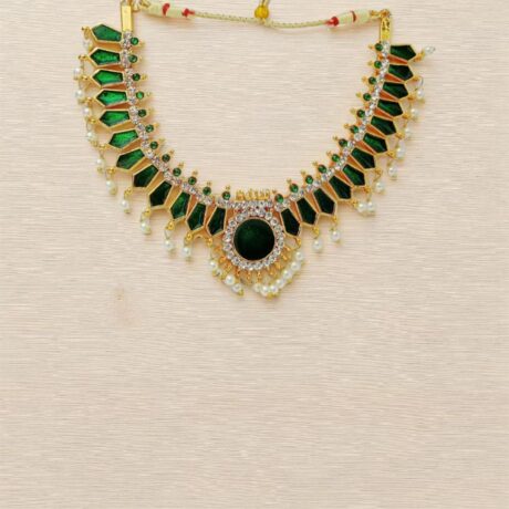 Bharatanatyam Kuchipudi Short Classical Necklace Jewellery Set