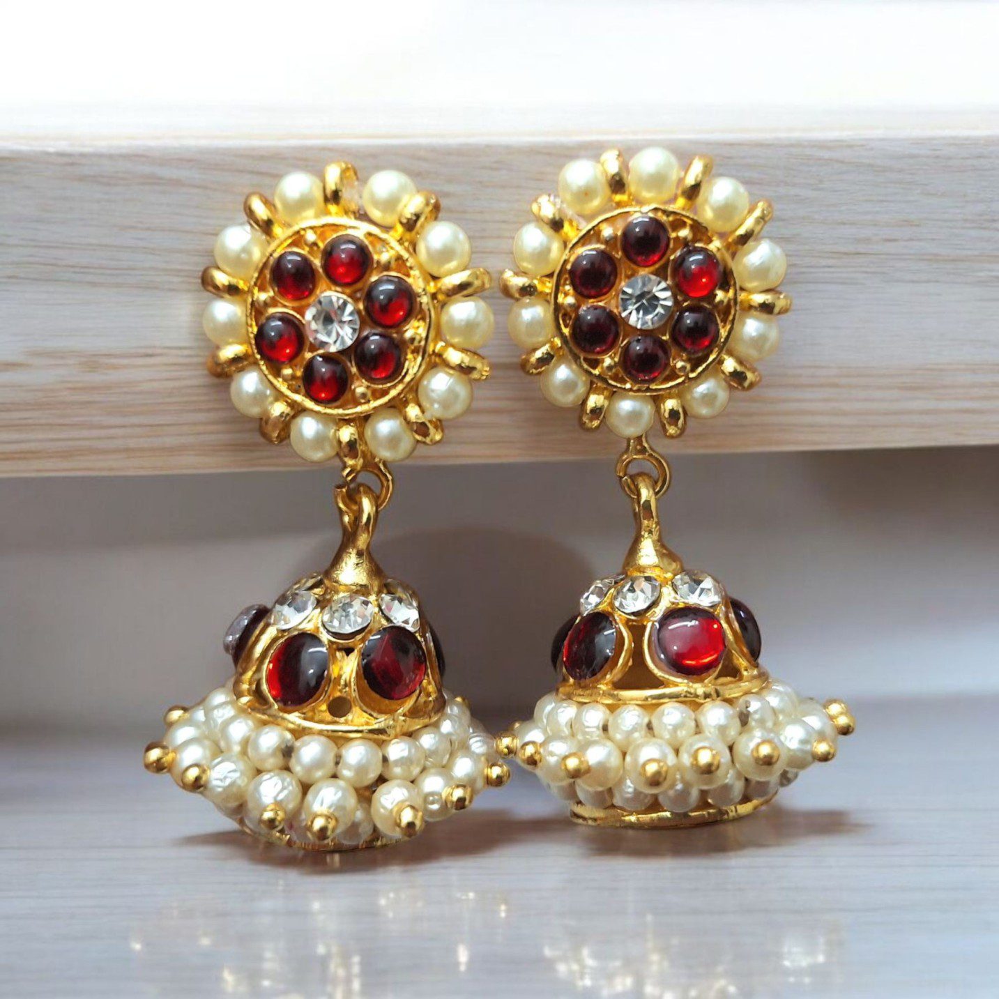 Bharatanatyam Kuchipudi Dance Earrings Jhumki Jhumka