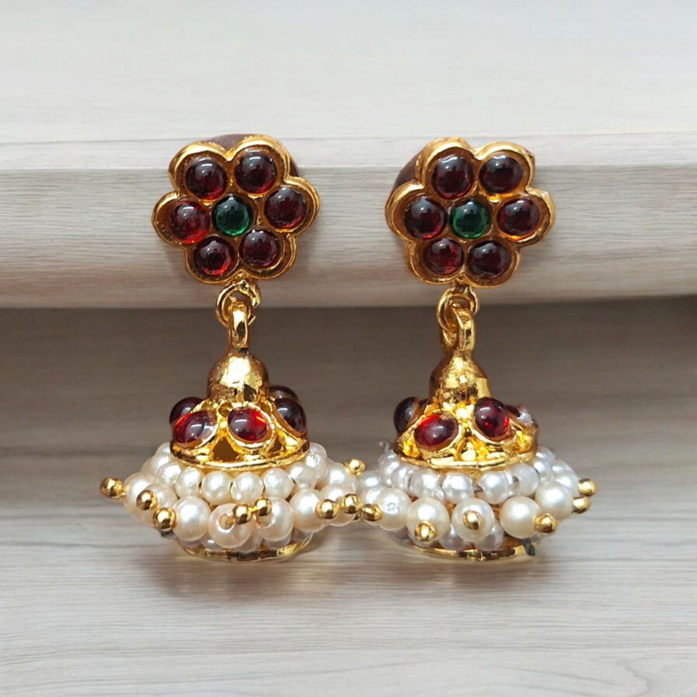 Bharatanatyam Kuchipudi Dance Earrings Baby Jhumki Jhumka