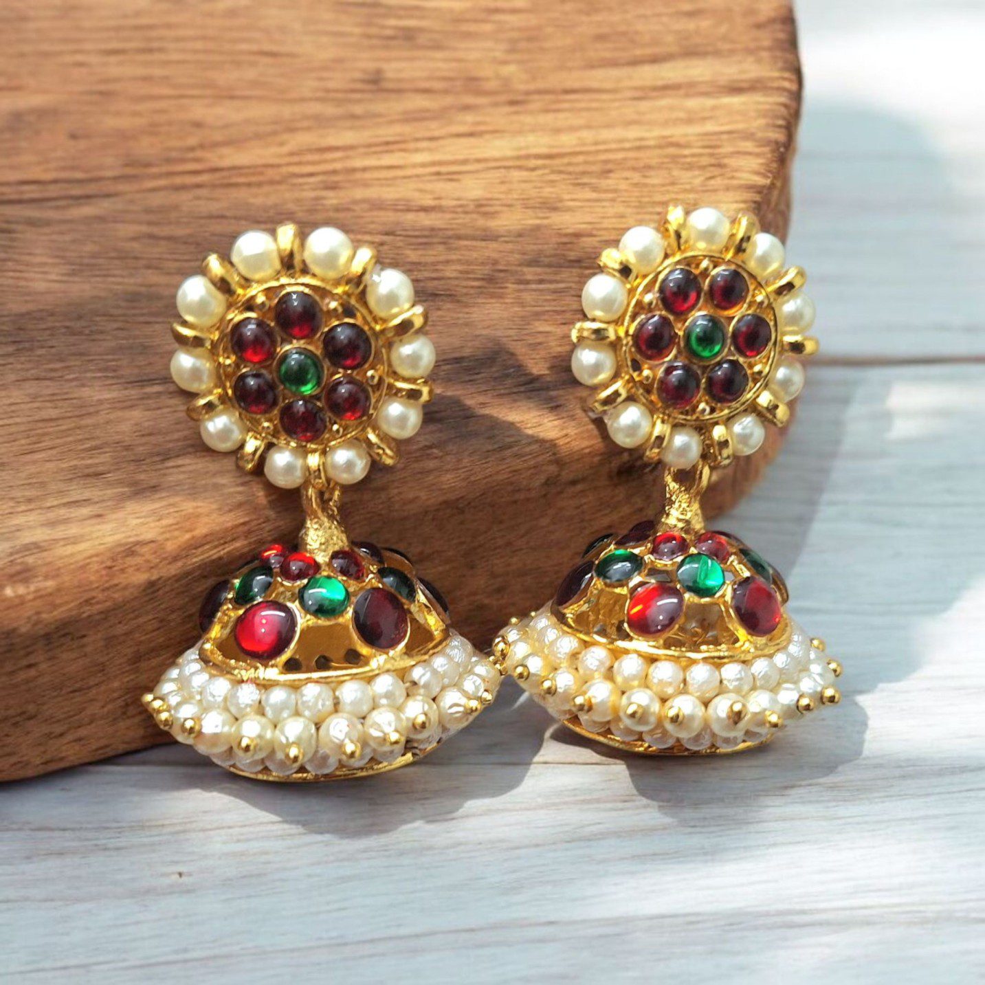 Bharatanatyam Kuchipudi Dance Earrings Jhumki Jhumka