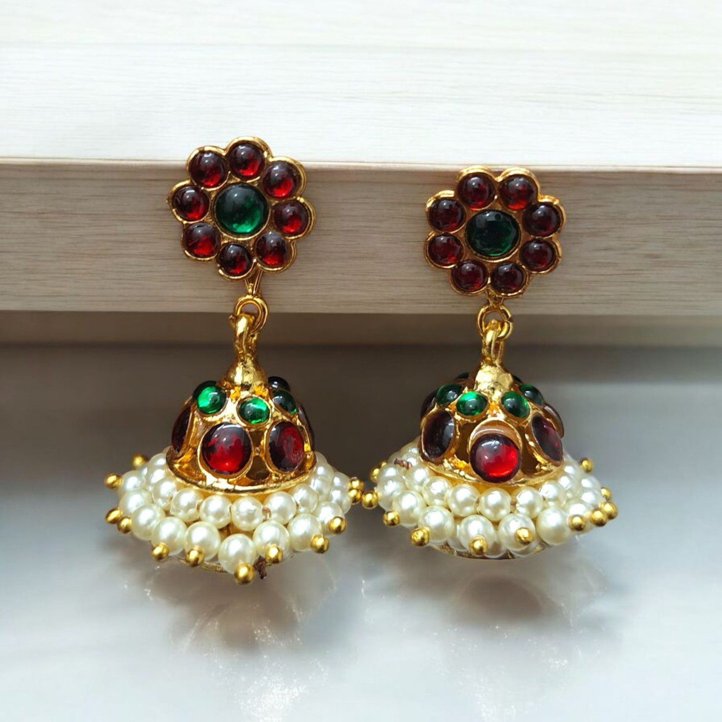Bharatanatyam Kuchipudi Dance Earrings Jhumki Jhumka