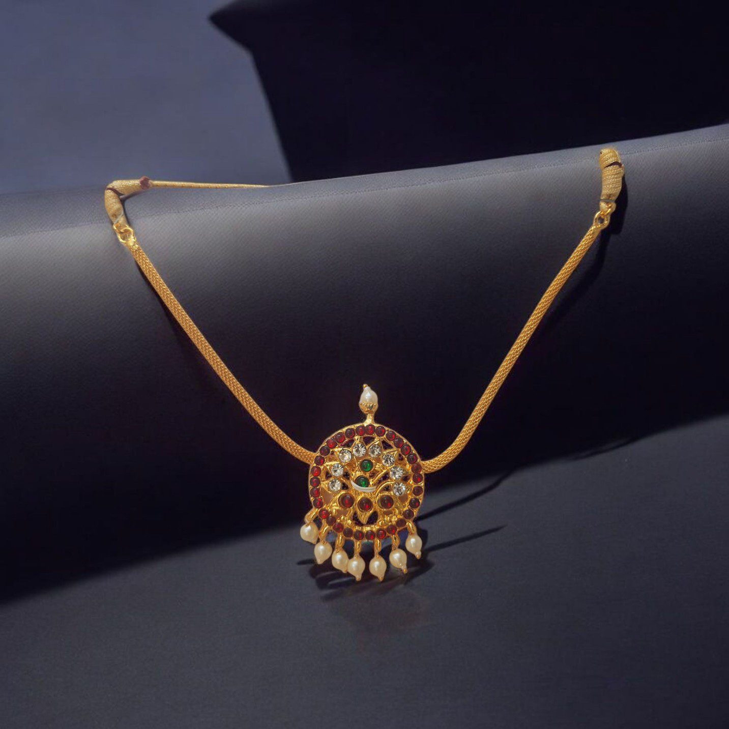 Bharatanatyam Kuchipudi Short Classical Necklace Jewellery Set