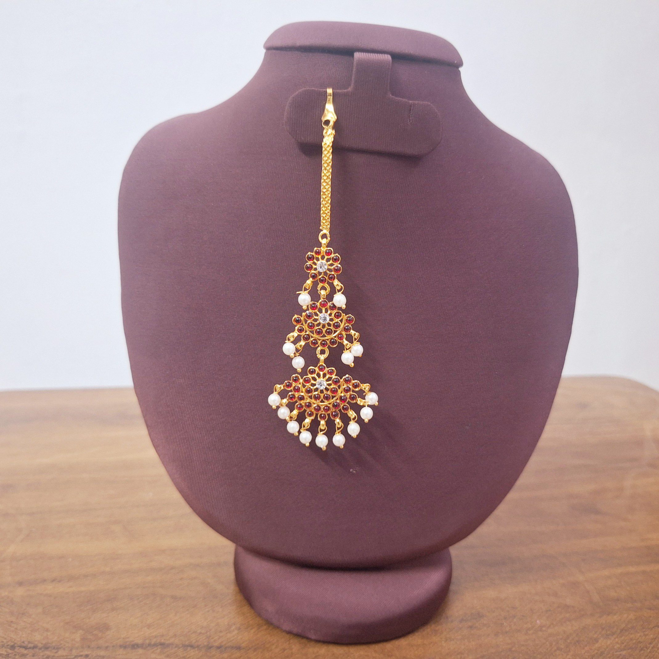 Bharatanatyam Kuchipudi Singlechutti Maang Tikka Nethichutti