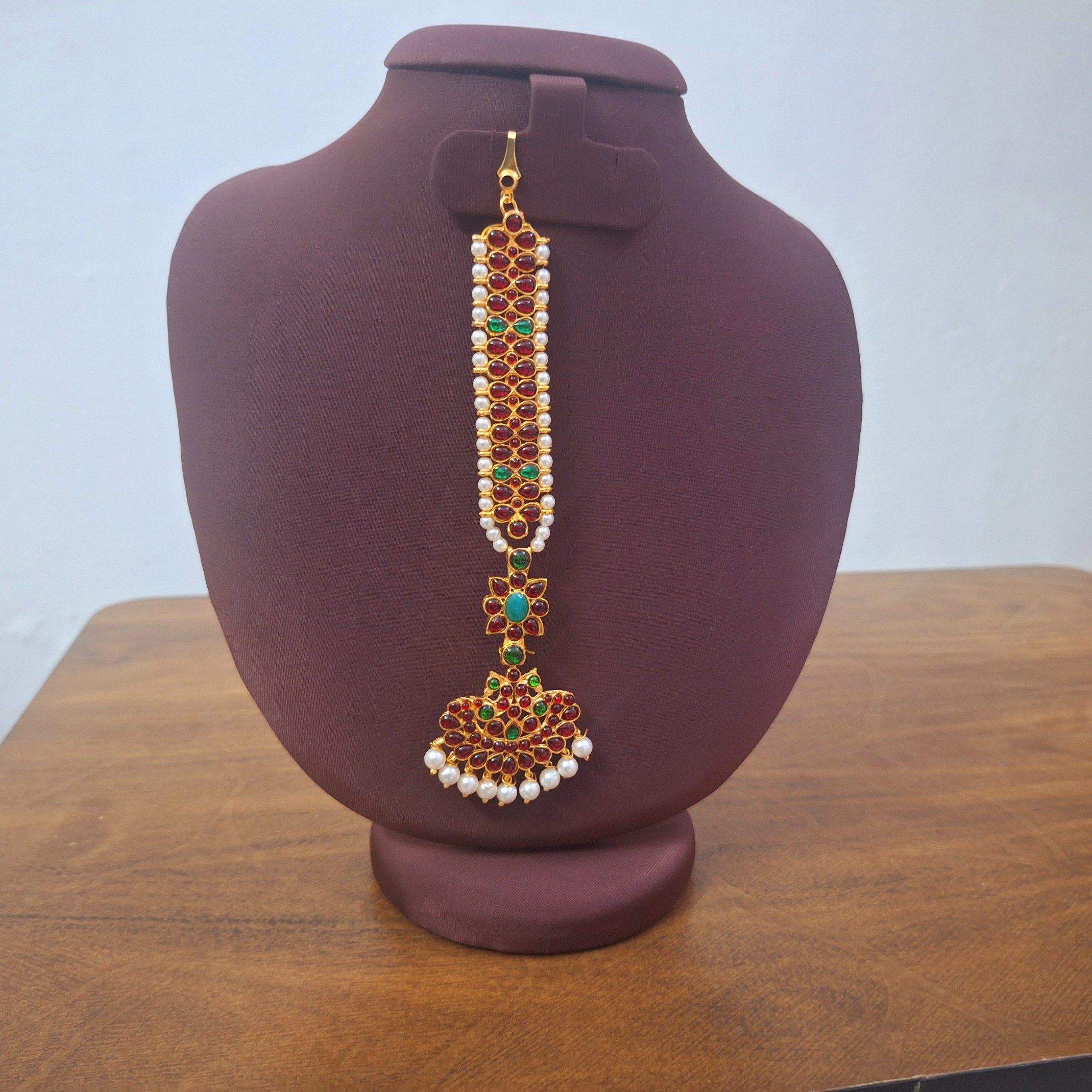 Bharatanatyam Kuchipudi Singlechutti Maang Tikka Nethichutti