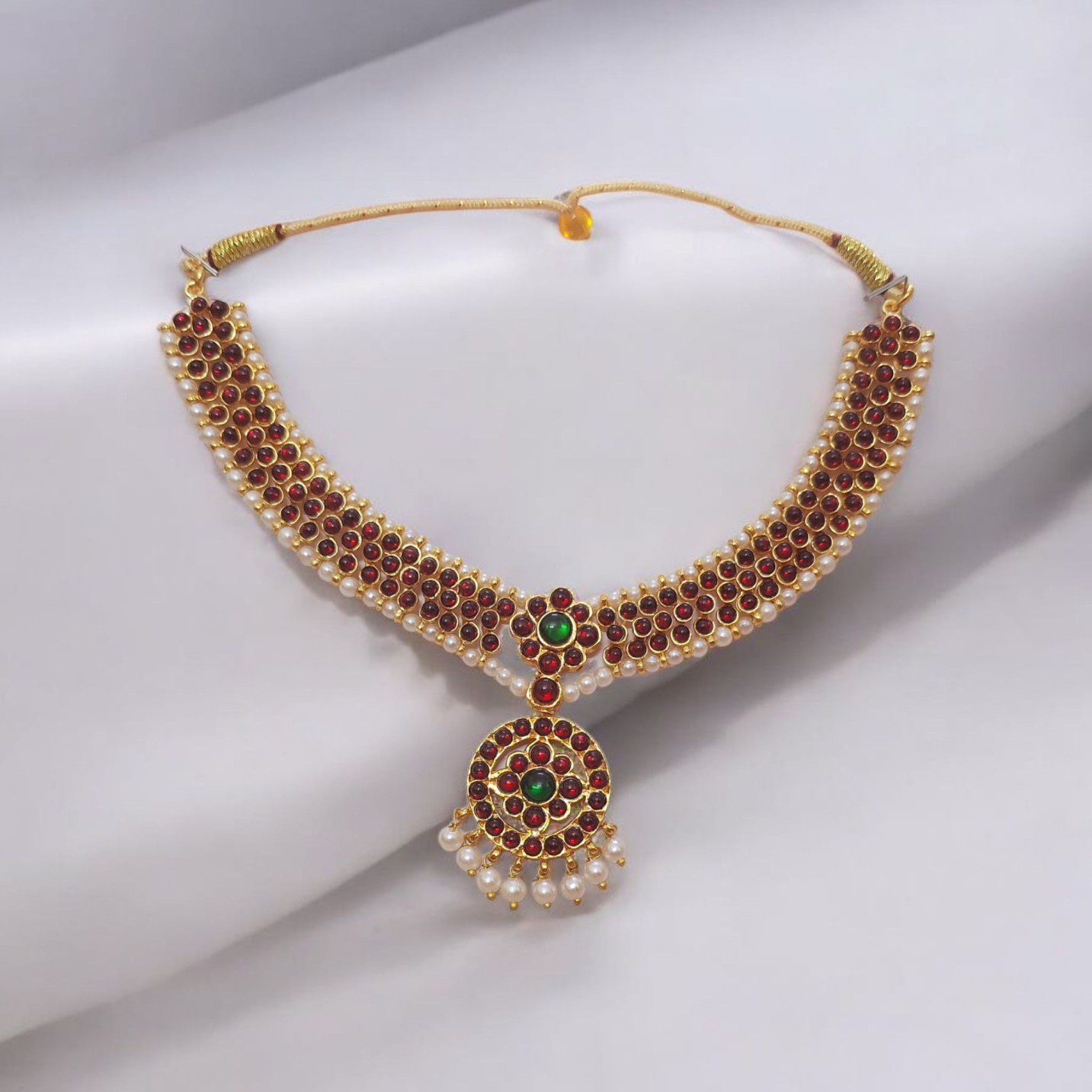 Bharatanatyam Kuchipudi Short Classical Necklace Jewellery Set