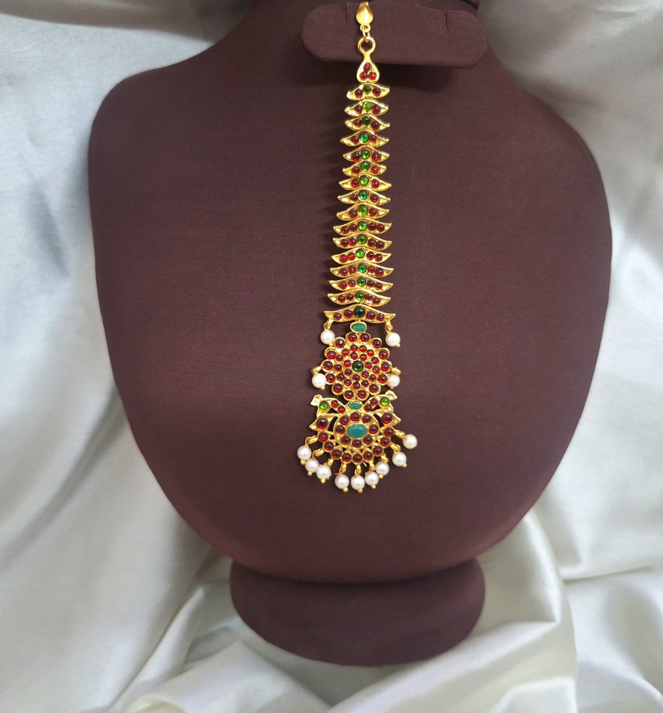 Bharatanatyam Kuchipudi Singlechutti Maang Tikka Nethichutti