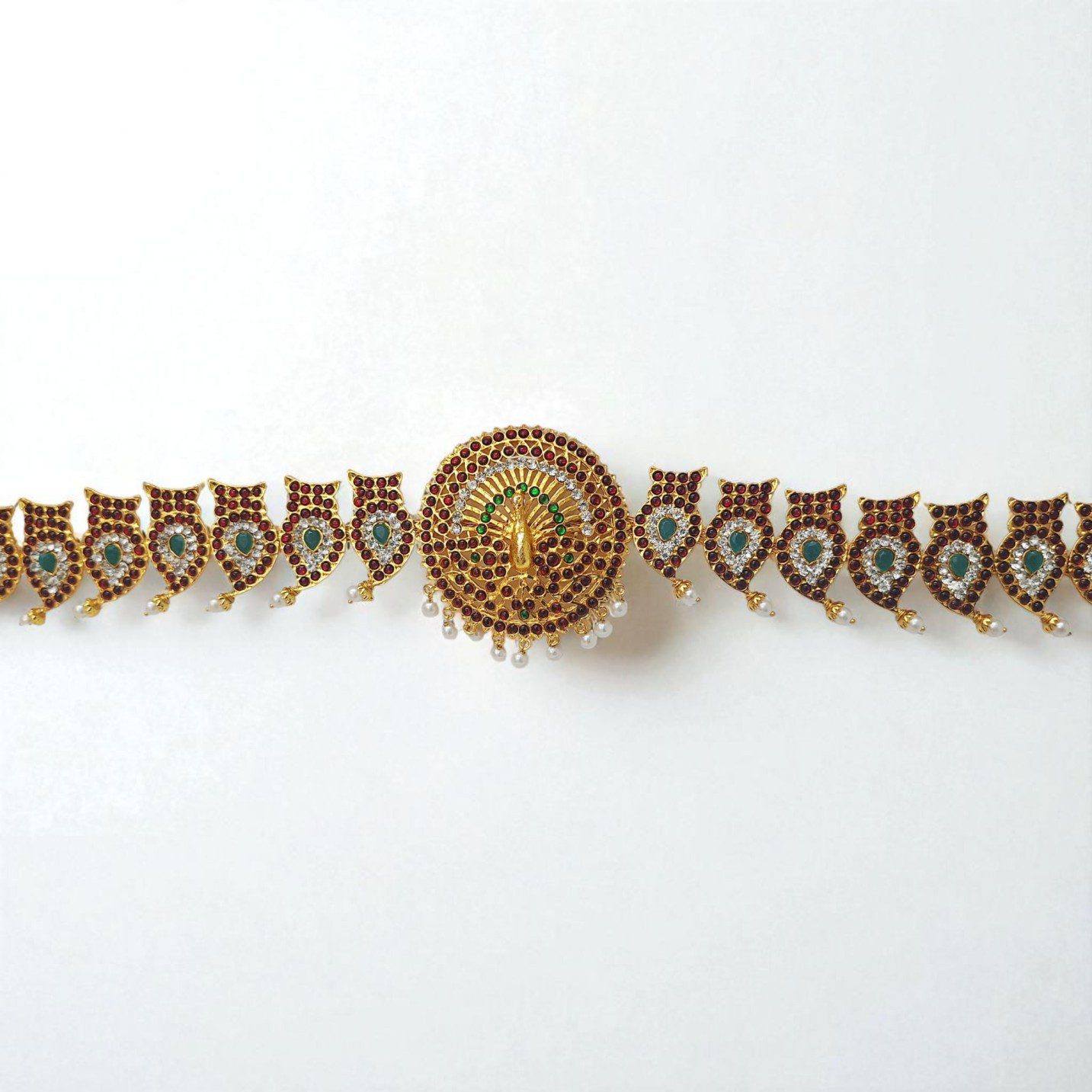 Bharatanatyam Kuchipudi Kemp Gold Plated HipBelt