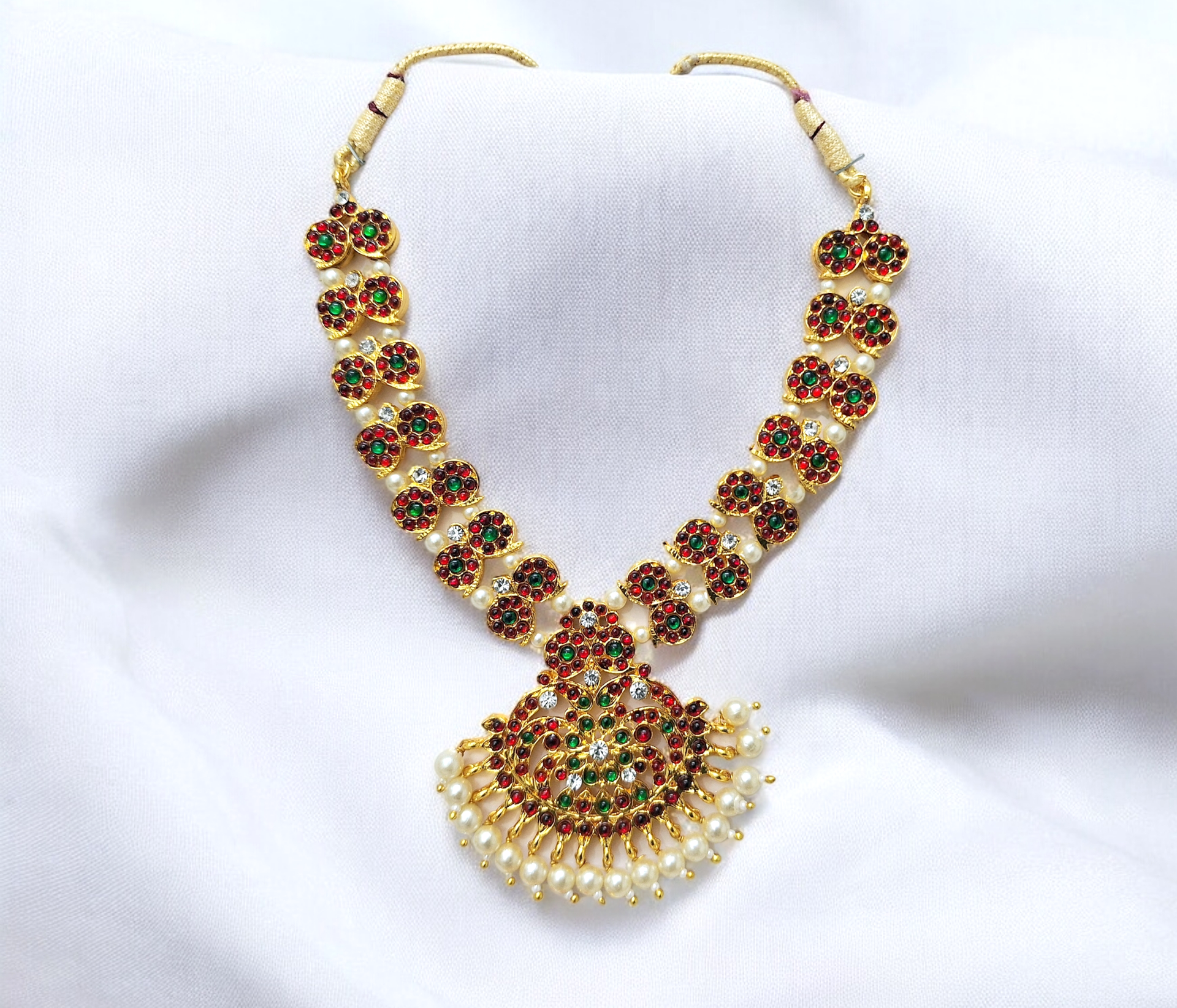 Bharatanatyam Kuchipudi Short Classical Necklace Jewellery Set