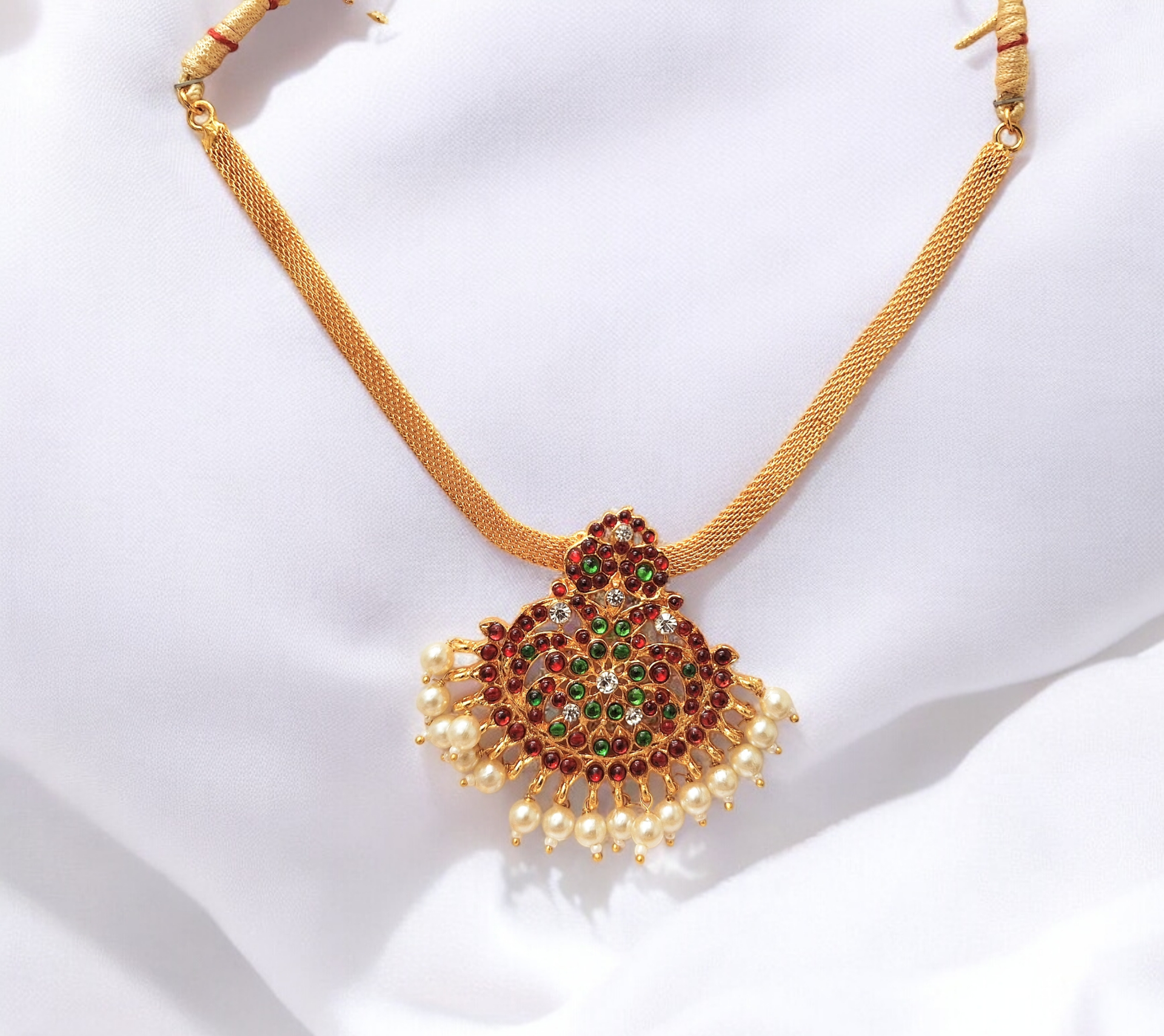 Bharatanatyam Kuchipudi Short Classical Necklace Jewellery Set