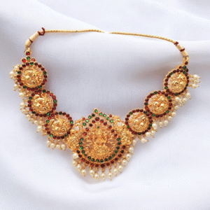 Bharatanatyam Kuchipudi Short Classical Necklace Jewellery Set