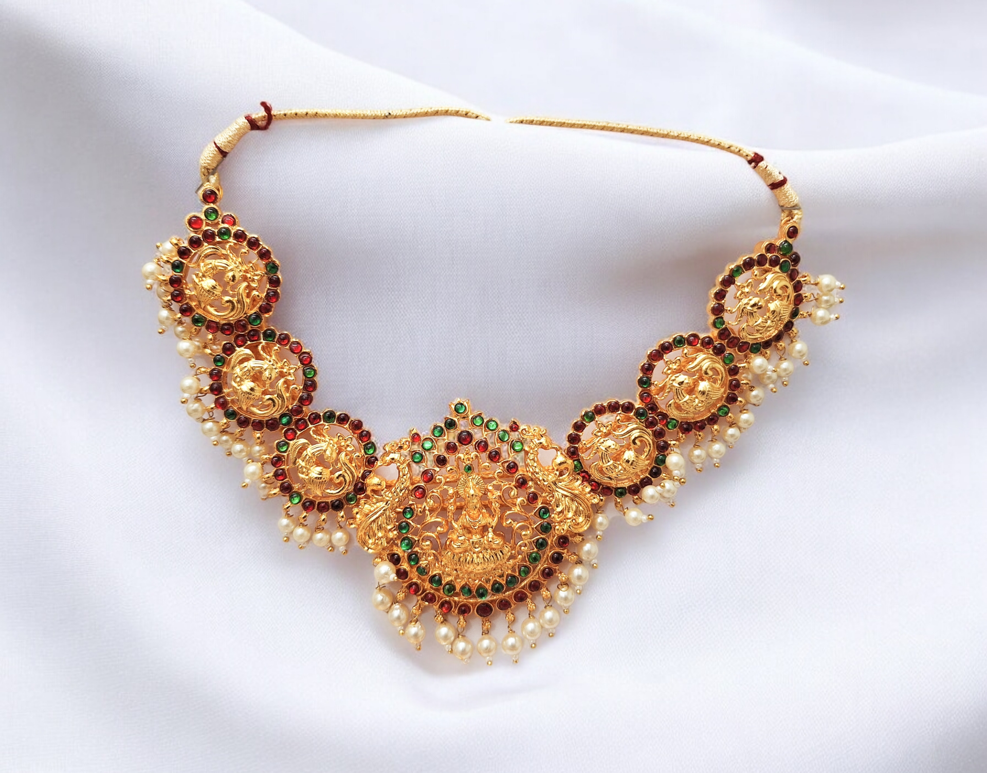 Bharatanatyam Kuchipudi Short Classical Necklace Jewellery Set