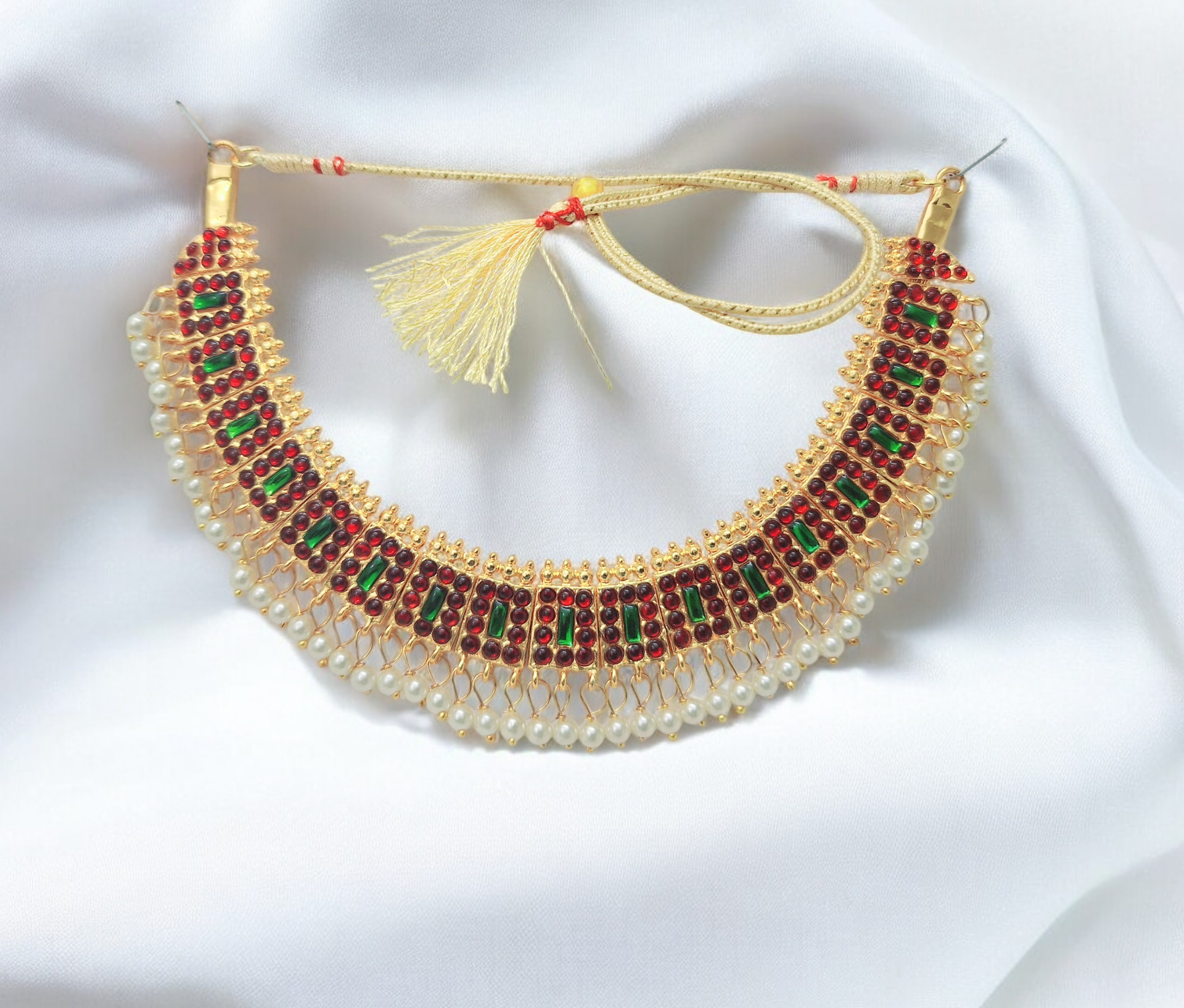 Bharatanatyam Kuchipudi Short Classical Necklace Jewellery Set