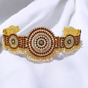 Bharatanatyam Kuchipudi Kemp Gold Plated HipBelt