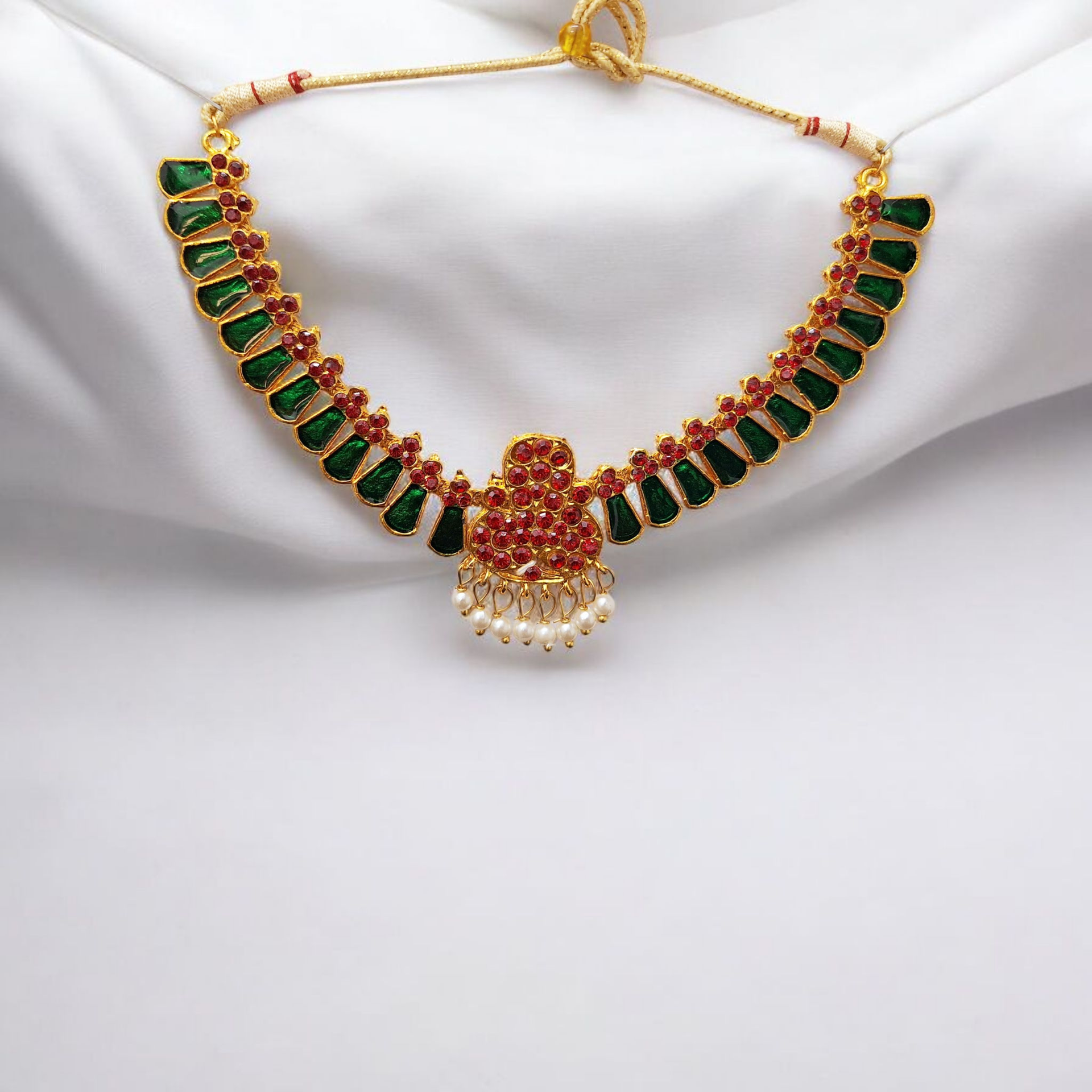 Bharatanatyam Kuchipudi Short Classical Necklace Jewellery Set