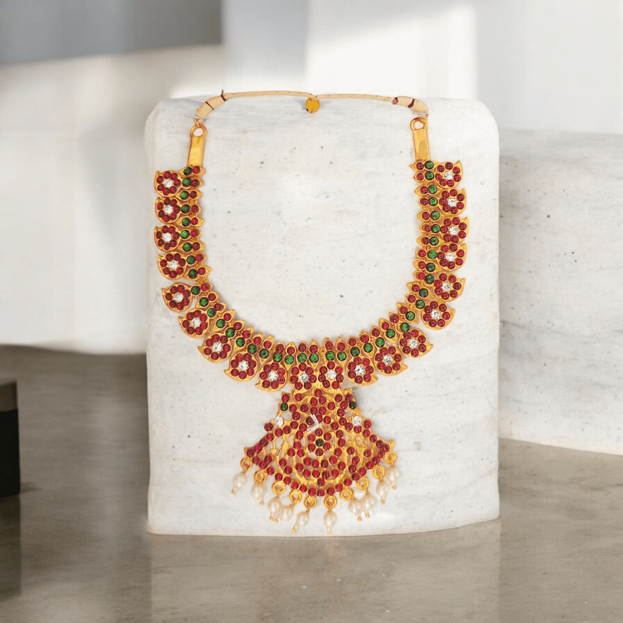 Bharatanatyam Kuchipudi Short Classical Necklace Jewellery Set