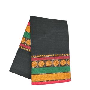 Bharathanatyam Dance Practice Coin Design Black Saree Online