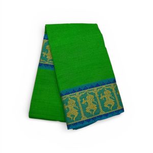 Bharathanatyam Dance Practice Saree Parrot Green Doll Border Online