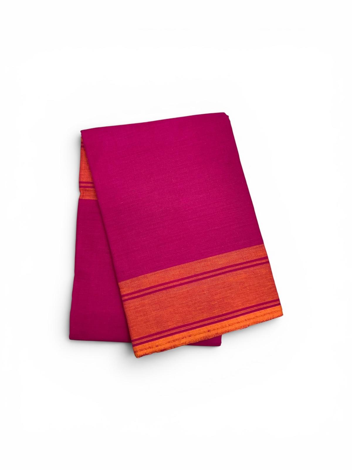 Bharathanatyam Dance Practice Saree pink plain Border Online