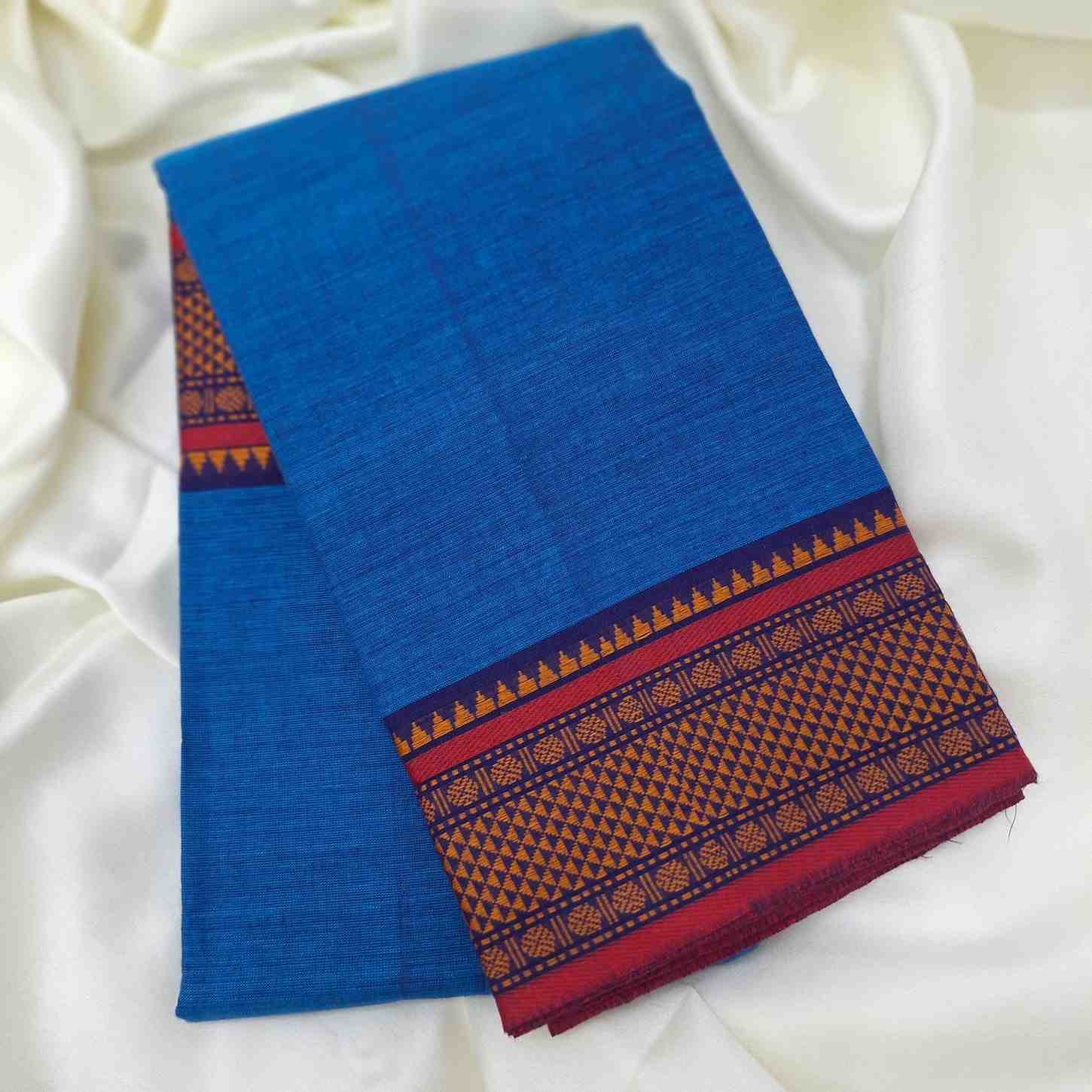 Bharathanatyam Dance Practice Blue Saree Online