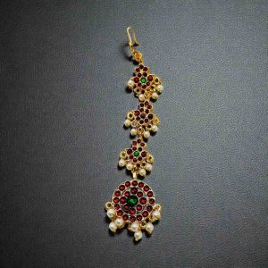 Bharatanatyam Kuchipudi Singlechutti Maang Tikka Nethichutti