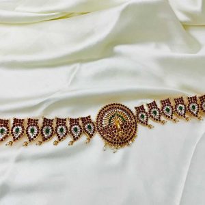 Bharatanatyam Kuchipudi Kemp Gold Plated HipBelt