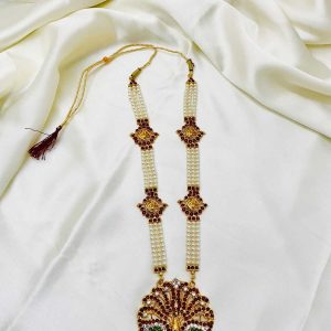 Bharatanatyam Kuchipudi Classical Dance Long Haram Haar Haram Kemp Set