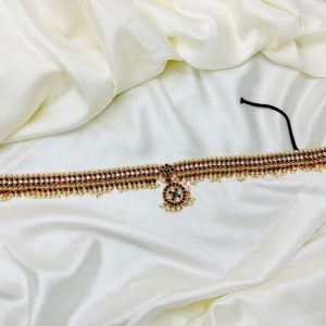 Bharatanatyam Kuchipudi Kemp Gold Plated HipBelt