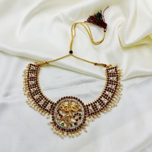 Bharatanatyam Kuchipudi Short Classical Necklace Jewellery Set