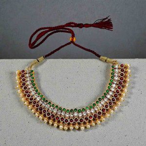 Bharatanatyam Kuchipudi Short Classical Necklace Jewellery Set