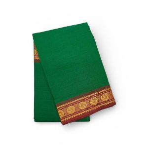 Bharathanatyam Dance Practice Saree Green Coin Border Online