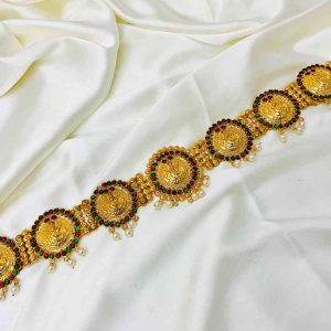 Bharatanatyam Kuchipudi Kemp Gold Plated HipBelt