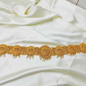 Bharatanatyam Kuchipudi Kemp Gold Plated HipBelt