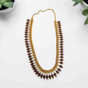 Bharatanatyam Kuchipudi Classical Dance Long Haram Haar Haram kemp Set