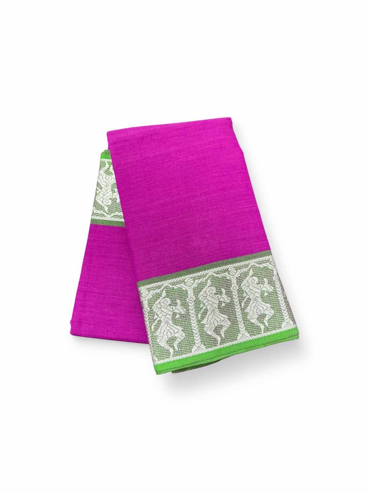 Bharathanatyam Dance Practice violet Doll Border Saree Online