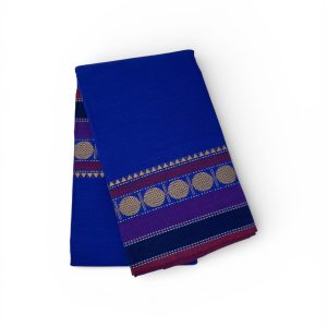 Bharathanatyam Dance Practice Coin Design Marine Blue Saree Online
