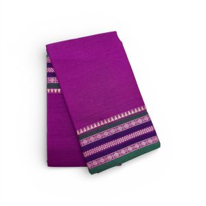 Bharathanatyam Dance Practice Dark violet Doll Border Saree Online