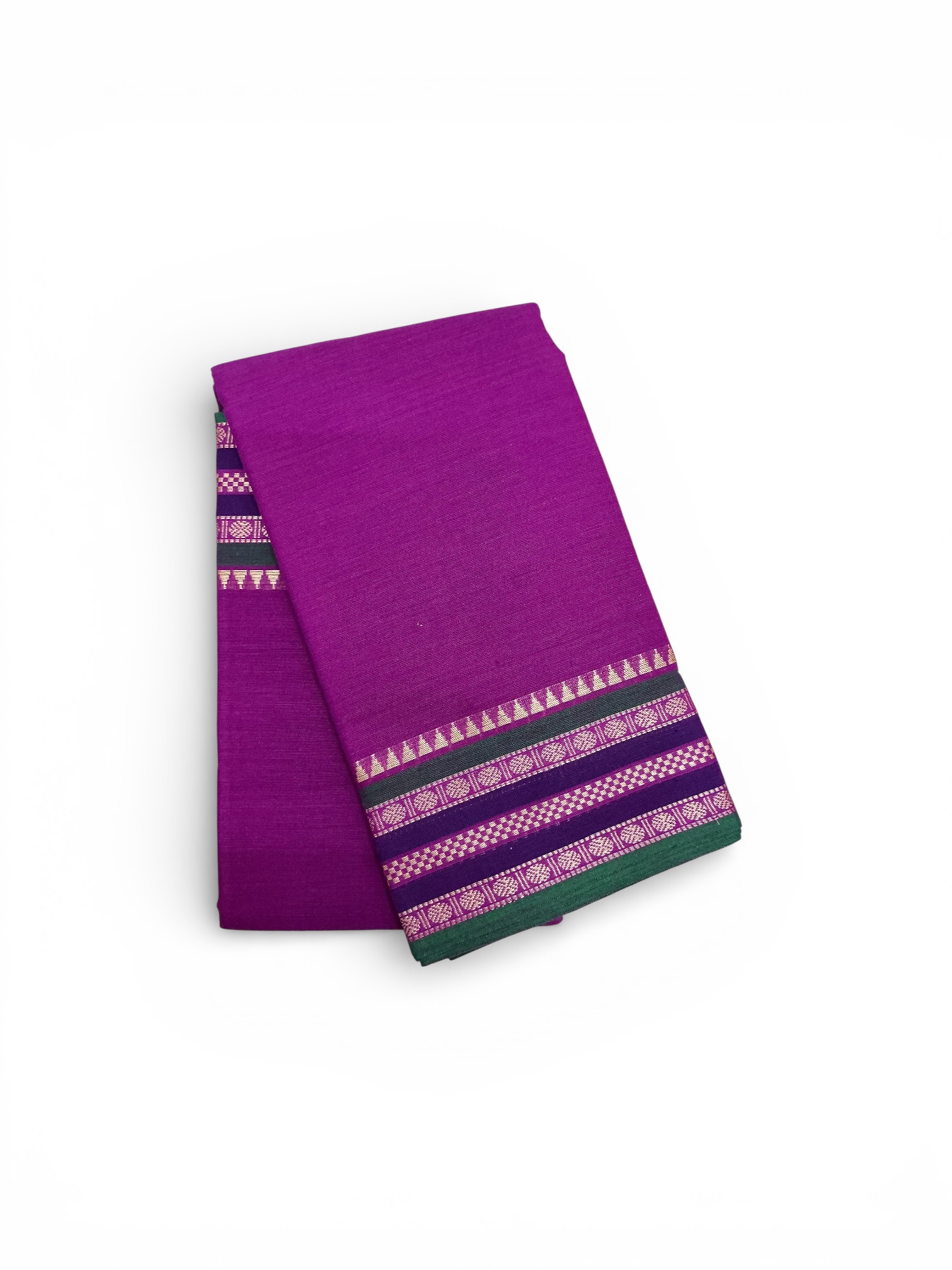 Bharathanatyam Dance Practice Dark violet Doll Border Saree Online