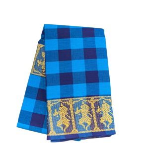 Bharathanatyam Dance Practice Saree Checked Design Online