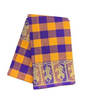 Bharathanatyam Dance Practice Saree Checked Design Online