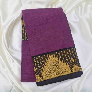 Bharathanatyam Dance Practice Violet Veena Design Saree Online