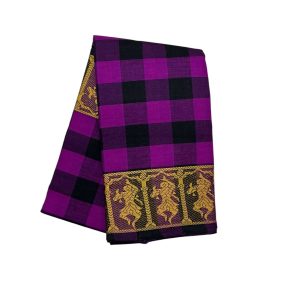 Bharathanatyam Dance Practice Saree Checked Design Online