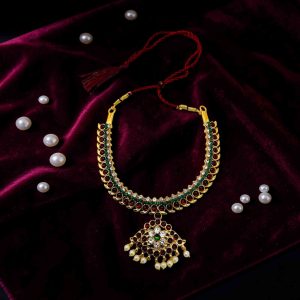 Bharatanatyam Kuchipudi Short Classical Necklace Jewellery Set
