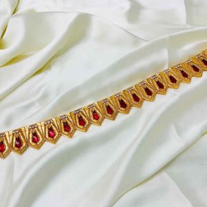 Bharatanatyam Kuchipudi Kemp Gold Plated HipBelt