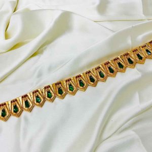 Bharatanatyam Kuchipudi Kemp Gold Plated HipBelt