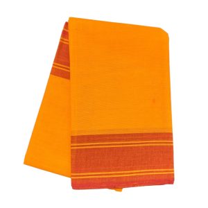 Bharathanatyam Dance Practice Yellow  Saree Plain Border Online
