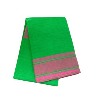 Bharathanatyam Dance Practice Green Saree Plain Border Online