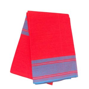 Bharathanatyam Dance Practice Red Saree Plain Border Online