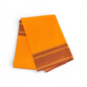 Bharathanatyam Dance Practice Yellow  Saree Plain Border Online