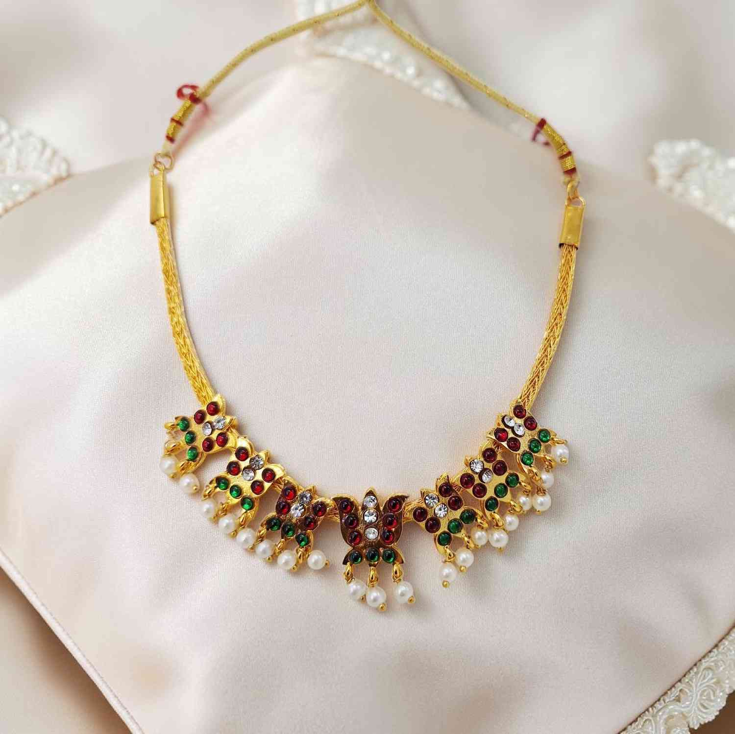 Bharatanatyam Kuchipudi Short Classical Necklace Jewellery Set