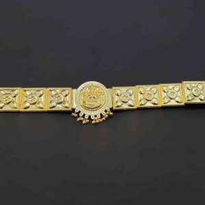 Bharatanatyam Kuchipudi Kemp Gold Plated HipBelt